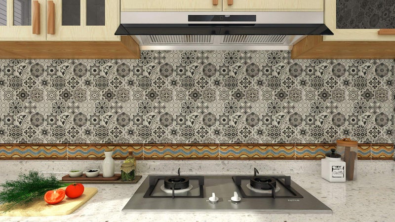 LONGKING Peel and Stick Backsplash Tiles for Kitchen, Talavera Mexican Tiles (10 Sheets) - Image 5